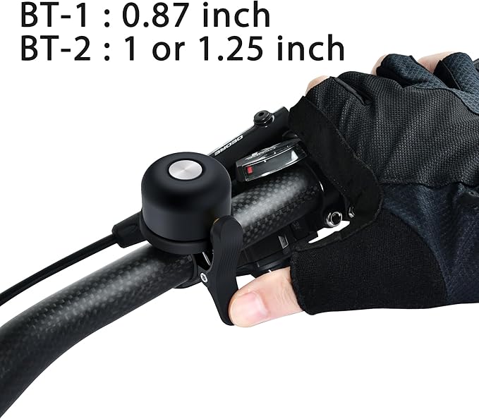 Bicycle Bell for AirTag 120dB, Bike Mount for AirTag GPS Tracker Waterproof Classic Brass Holder Hides Under Bike Bell Anti-Theft