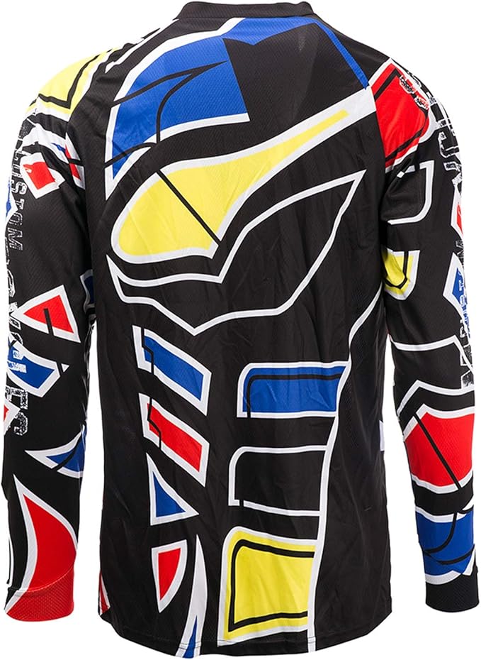 PSPORT Men's Motocross Jersey Long Sleeve Motocross Shirt Men Mountain Dirt Bike Jersey Downhill Riding Racing Clothing Tops