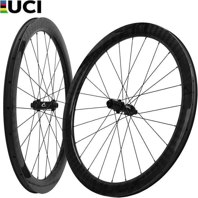 Yodo Carbon Fiber Wheels 700c Clincher Wheelset 28mm Road Bicycle Wheels Tubeless