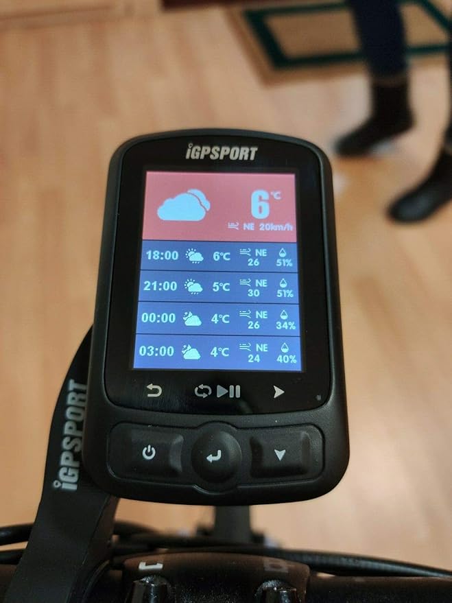 iGPSPORT iGS620 GPS Cycling Computer Compatible with ANT+ Wireless Bicycle Computer SMS & Call Notification Map Navigation Waterproof IPX7(Support Heart Rate Monitor & Cycling Sensor)