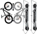 Steadyrack Bike Rack for Fat Bikes - The Original Wall Mounted Vertical Bike Storage - Fits Fat Tires - Space Saving Pivot Design - Heavy-Duty Steel Rack for Indoor Garage, Apartment or Home Use
