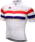 Cycling Jerseys Men Bicycle Short Sleeve Summer Shirt Bike Biking Tops Riding Clothing Flag