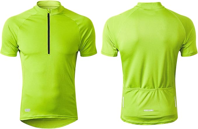 INBIKE Men's Cycling Jerseys Moisture Wicking Short Sleeve Quick Dry Bike Jersey Long Sleeve Running Tops Breathable