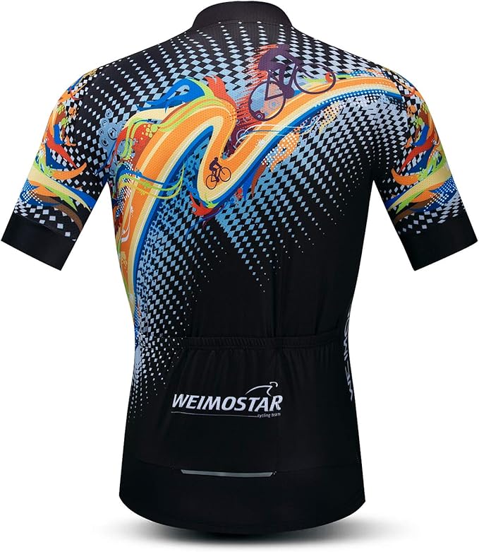 Hotlion Summer Cycling Jersey Men Mountain Bike Jersey Quick Dry Bicycle Shirt Short Sleeve Cycling Clothing