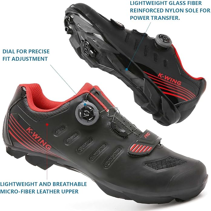 Unisex Cycling Shoes Compatible with pelaton Indoor Road Bike Shoes Mountain Bike Shoes for Men and Women Delta Cleats Clip Outdoor Pedal Bicycle Shoes MTB Shoes for Men