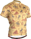 Men's Cycling Bike Jersey Short Sleeve Moisture Wicking, Breathable, Quick Dry Biking Shirt with 3 Rear Pockets