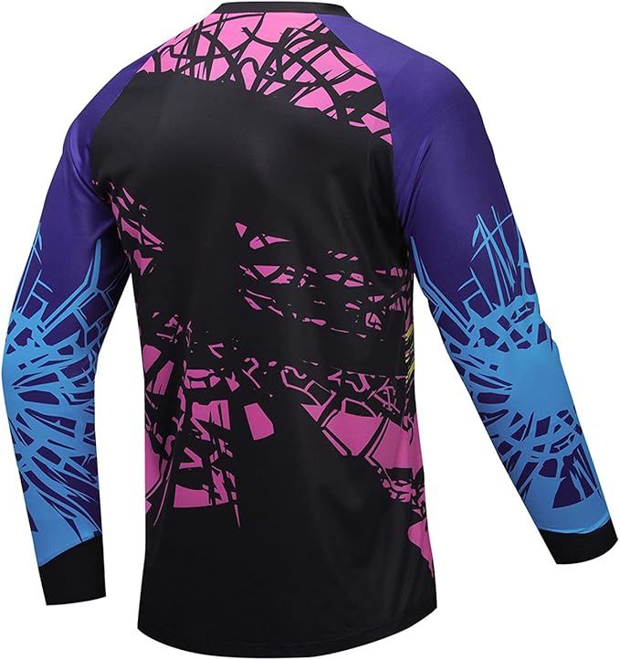 Cycling Jersey Long Sleeve Men's Mountain Bike Motocross Jersey Long Sleeve MTB T-Shirt