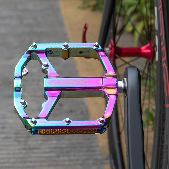 Bike Pedals - 9/16" Bicycle Pedals Platform - 3 Sealed Bearing Bike Pedals, Lightweight Plat Pedals for Road Mountain BMX City Bike