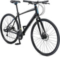 Schwinn Vantage Men and Women Adult Sport Hybrid Bike, 21 or 24 Speed Drivetrain, Aluminum Frame, Flat Bar, Disc Brakes, Smooth Ride Technology