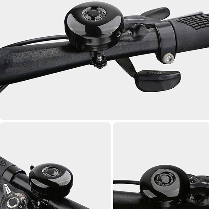 Classic Bell, Loud Crisp Clear Sound Bicycle Accessories for Adults Youths, Stylish Horn for Road and Mountain Bikes