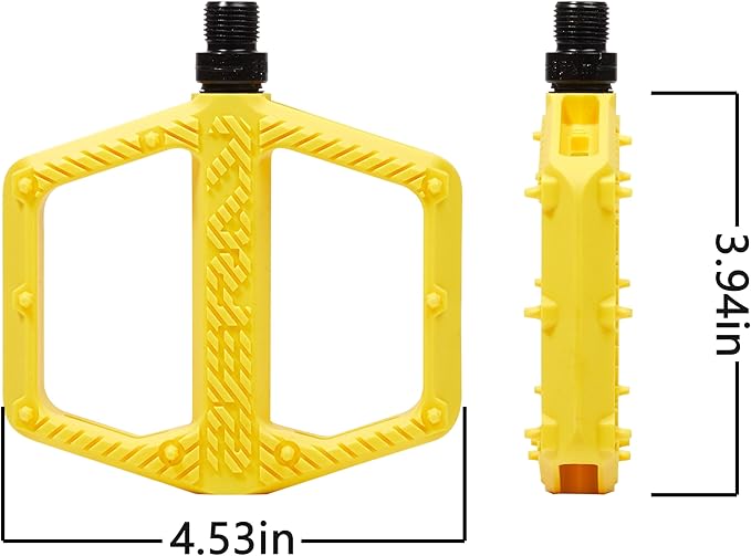 ZERAY Mountain Bike Pedals MTB Flat Bike Pedals Road Bicycle-Large Area&Lightweigt