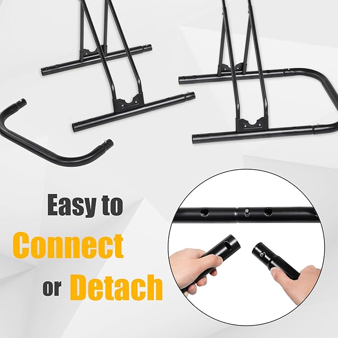 CyclingDeal Bike Rack Floor Parking Bike Stand for up to 6 Bicycles | Indoor, Home & Garage Storage Rack | Stable & Secure Bicycle Stand w/ Tire Grooves Up to 29", Holding Plates & Custom Spacing