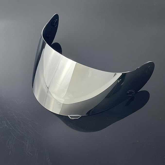 HJ09 Shield for HJC CL-15,CL-16,CL-SP,CL-17,CS-15,CS-R1,CS-R2,CS-R3,FS-10,FS-11,FS-15,FG-15,IS-16,TR1 Helmet Visor (Silver-For Day)