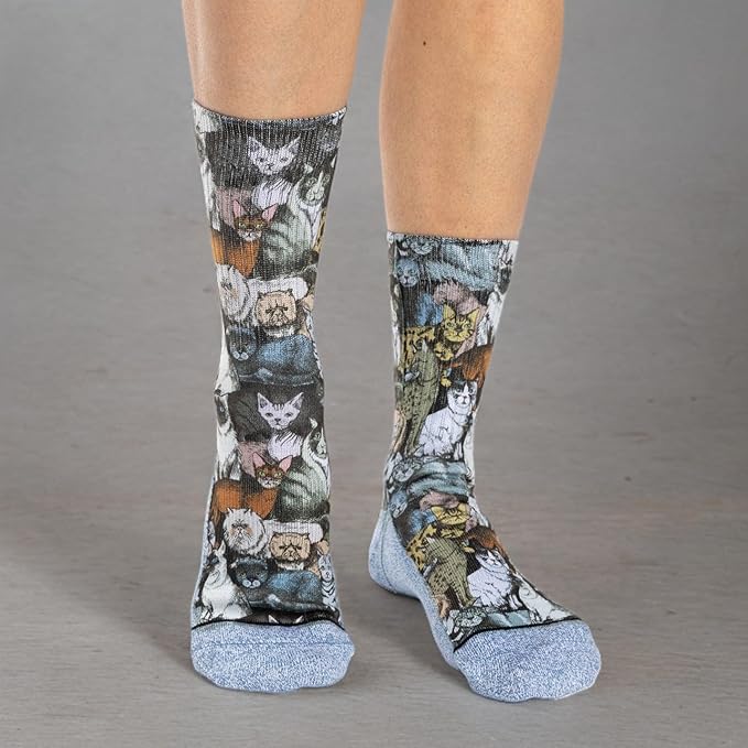 Good Luck Sock Novelty Crew Socks for Adults - For Men, Women and Teens