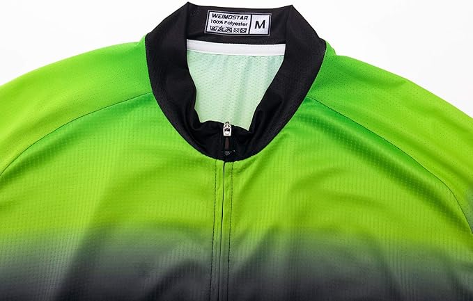 Hotlion Men's Cycling Jersey Sets Gel Pad Summer Bike Clothing Suit Breathable Bike Clothes with 3 Rear Pockets