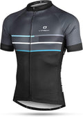LAMEDA Men's Cycling Jersey Breathable Lightweight Bike Jersey Short Sleeve Quick Dry Moisture Wicking Biking Shirts