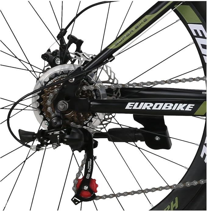 EUROBIKE Folding Bike,Folding Bike for Adults,21 Speed Bike,26/27.5 Inches, Dual Suspension Bike | Dual Suspension Bike