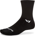 Swiftwick - ASPIRE Mid-Crew Cycling Socks, Maximum Breathability, Moisture Wicking