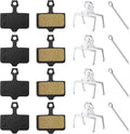 4 Sets Bike Brake Pads, Universal Bicycle Brake Pads - Semi-Metallic Low-Noise Ebike Brake Pads for MTB/Road Bikes, Disc Brake Pads Suitable for Avid Elixir E1 E3 E5 E7 E9 ER CR XO XX DB1 DB3 DB5