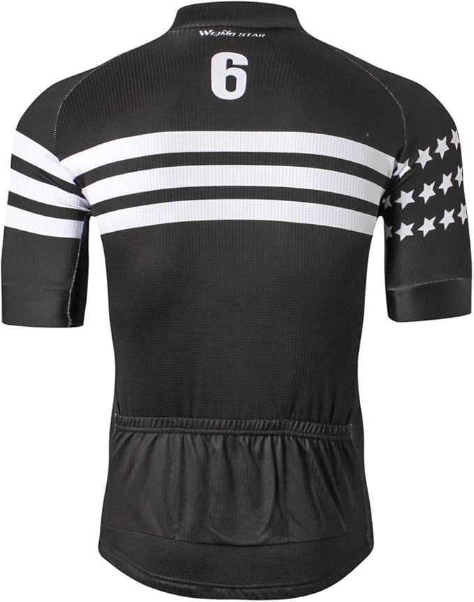 Weimostar Men's Cycling Jersey Men Mountain Bike Jerseys Short Sleeve Tops S-5XL