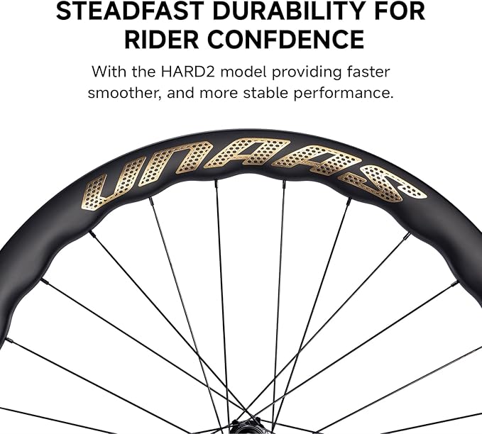 WINSPACE UNAAS HARD2 Carbon Fiber Wheelset 700C Disc Brake Wave Rim 45-55mm Ultralight 1578g Road Bike Wheels, Tubeless Ready Pillar 1423 Spoke.