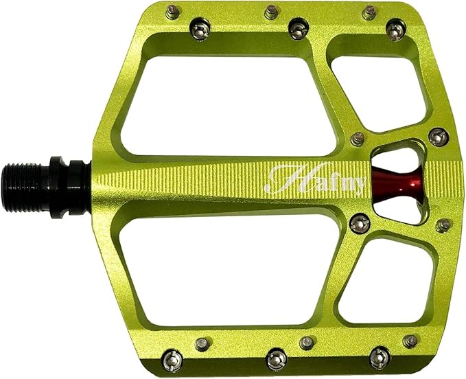 Hafny Aluminum Bike Pedals, CNC machined, Wide Sturdy Platform, HF-1400