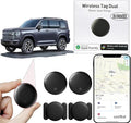 2 Pack GPS Tracker for Vehicles,Car Tracker Device Hidden,Tracker Device for Vehicles (Android and iOS Compatible) | Magnetic Shell | No Monthly Fee | Waterproof | Works with Google and Apple Find My