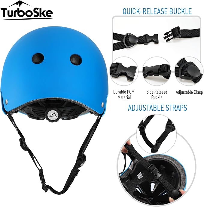 Skateboard Helmet, BMX Helmet, Multi-Sport Helmet, Bike Helmet for Kids, Youth, Men, Women