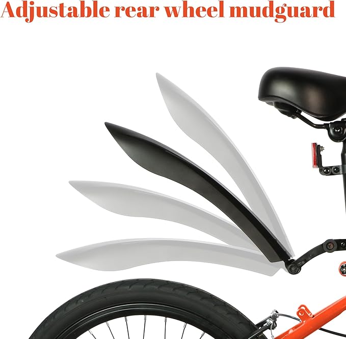 20 Inch Folding Bike for Adults, 7 Speed Foldable Bike with Basket, Lightweight Folding Bicycle with Adjustable Seat & Front and Rear V-Brakes (Orange)