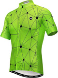 Men Cycling Jersey Skull Bike Short Sleeve Tops Quick-Dry Reflective 3-Pockets S-3XL