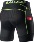 baleaf Men's Cycling Underwear 4D Padded Bike Shorts Pocket Mountain Bike Liner Bicycle Gear