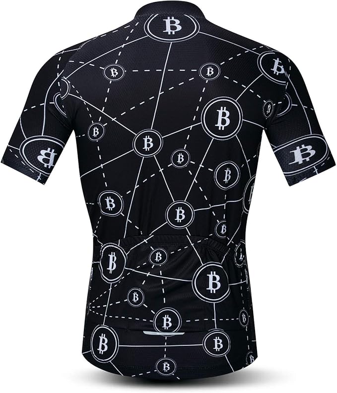 Weimostar Men's Cycling Jersey Short Sleeve Bike Clothing Multicolored Diamond
