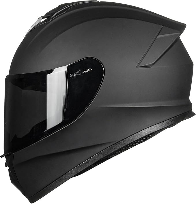 Motorcycle Helmets for Adult Men Women, Full Face Lightweight Street Bike Racing DOT Helmet with Extra Clear Visor Model AU-T801