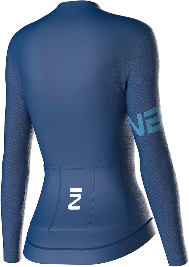 INBIKE Cycling Jersey Women Long Sleeves Bike Shirts with Pockets Quick Dry Bicycle Clothing for Road Biking Riding