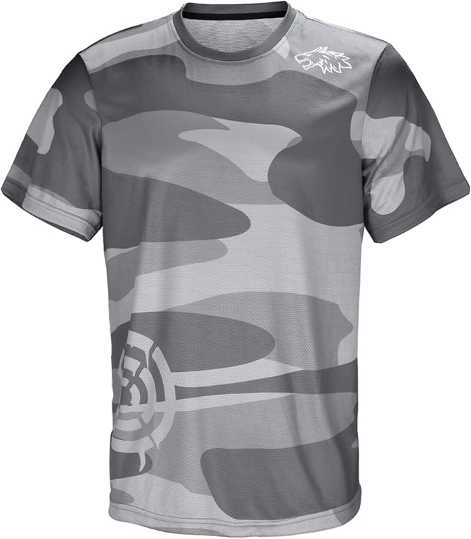 Wisdom Leaves Mens Mountain Bike Jersey Short Sleeve MTB Shirts Moisture-Wicking and Quick-Dry