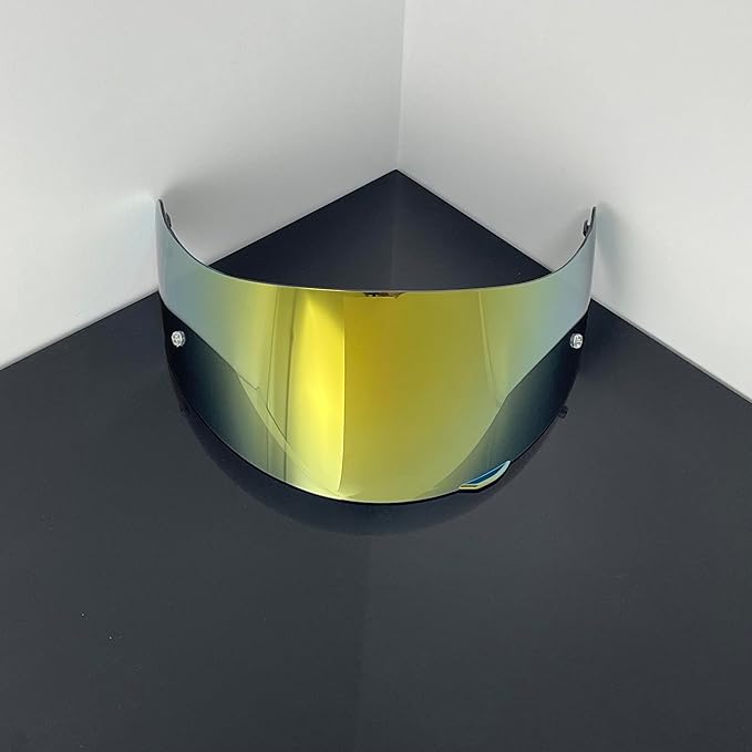 Helmet Visor Replacement,Motorcycle Helmet Face Shield for ILM 902,902L,902BT (Gold-Day Use Only)