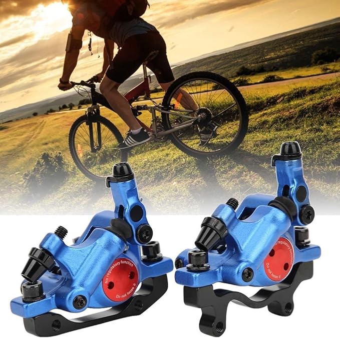 Zoom XTECH HB100 Mountain Bike Hydraulic Line Pulling Disc Brakes Electric Folding Car Mountain Road Bike Line Pull Oil Brake Disc Brake Set