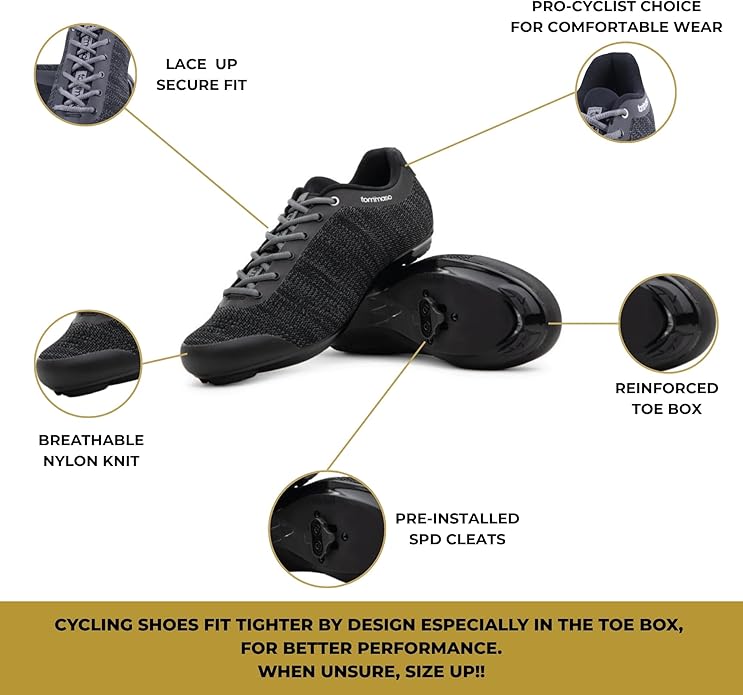 Tommaso Strada Mens SPD & Peloton Shoes—Ready-to-Ride with Peloton Delta Cleat or SPD Cleats for Indoor Bikes—Explore Vareity Cycling Shoes & Bike Accessories.