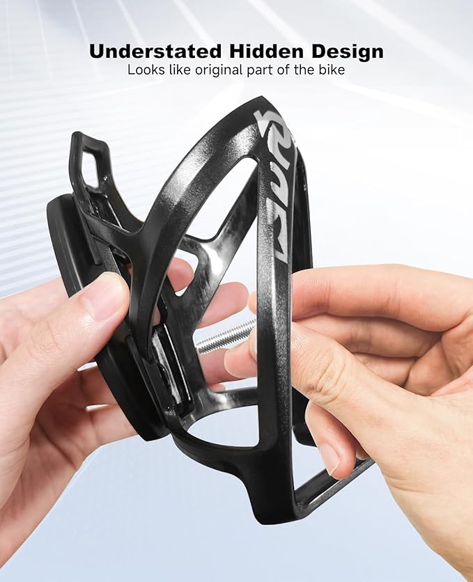 Bike Tracker Works with Apple Find My (iOS Only), Anti Theft Hidden Bottle Holder Waterproof Bike Motorcycle Smart Tracker Tag