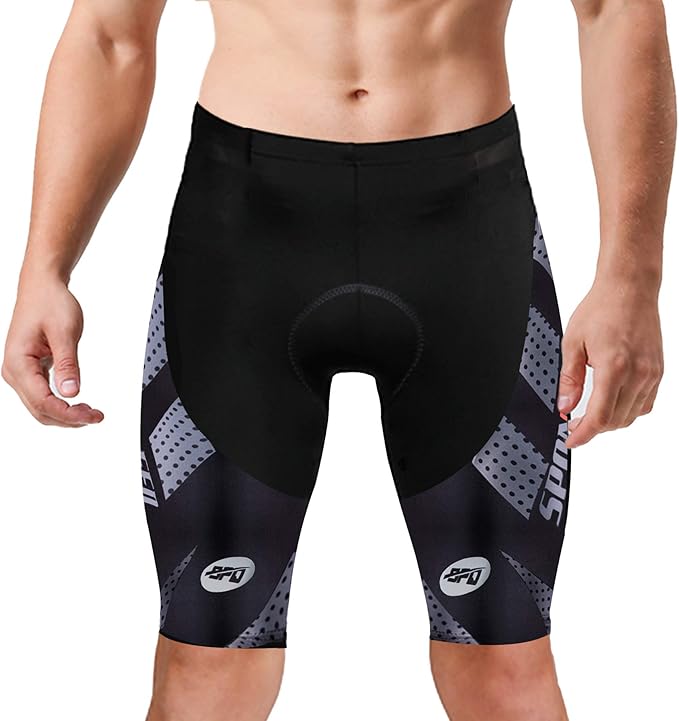 sponeed Men's Cycling Padded Shorts Men Bike Short Pants Cycle Spandex Tights Biking Wear