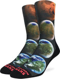 Good Luck Sock Novelty Crew Socks for Adults - For Men, Women and Teens