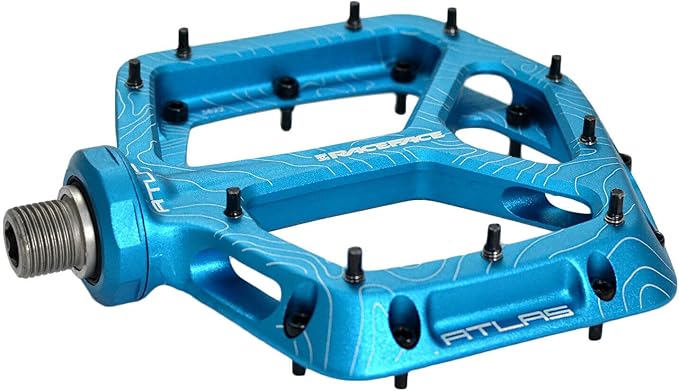 RaceFace Atlas Bike Platform Pedals, Turquoise, RF2984