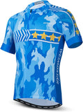 Bike Bicycle Tops Men's Cycling Jerseys Full Zipper MTB Clothing Cycle Clothes