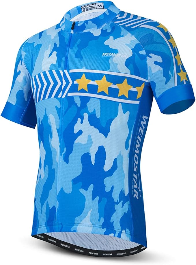 Bike Bicycle Tops Men's Cycling Jerseys Full Zipper MTB Clothing Cycle Clothes