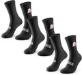 ROCKBROS Aerodynamic Cycling Socks with Wear-resistant Heel, VNS Halloween Series Breathable Athletic Crew Socks, 2 & 3-Pack