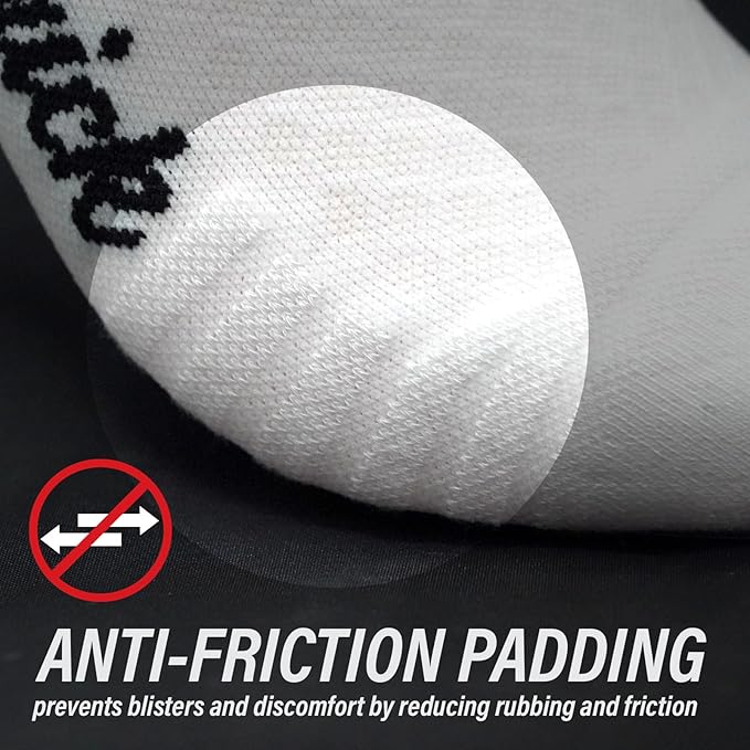Bike PRO Compression Cycling Socks 1/2/3 Pairs, Crew Hiking Running Athletic Socks