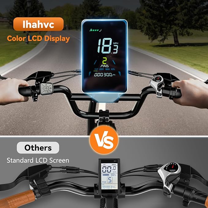 1500W Motor Electric Bike for Adults 80 Miles 30MPH Ebike 20" x 4 Fat Tire 48V 20Ah Removable Battery Mountain E Bike Commuter Front Suspension Bicycles Men Women