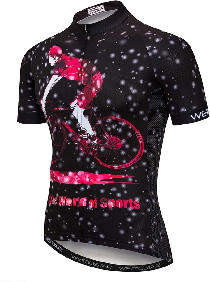Cycling Jersey Mens Road Bicycle Clothing Summer Short Sleeve Breathable Cycling Tops