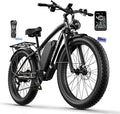 Ebike for Adults Electric, 52V 19.2Ah/32Ah, Peak 2000W/2500W E-Bike, 36/40MPH, 70 Miles/100Miles, Hydraulic Disc Brake, Off Road Snow Mountain E-Bike, 24"/26" Fat Tire Electric Bicycle UL2849 by SGS