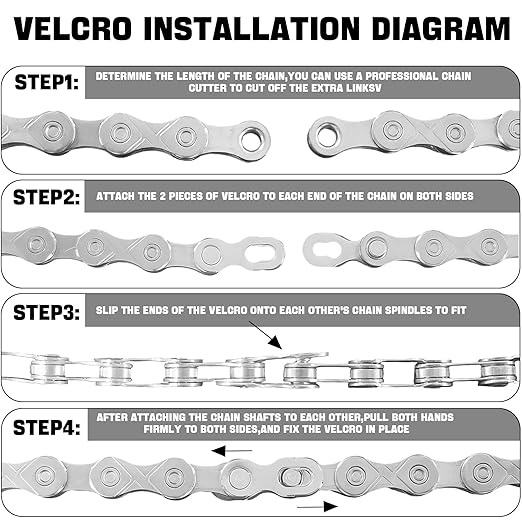 6/7/8/9/10/11/12 Speed Bike Chain – High-Strength, Durable & Smooth-Shifting for Road/Mountain Bikes (12-Speed)